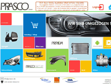 Tablet Screenshot of prasco.de