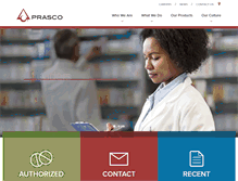 Tablet Screenshot of prasco.com